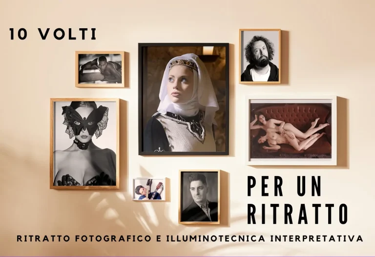 Master sul ritratto fotografico e illuminotecnica interpretativa. 10 volti da interpretare con la luce nel ritratto