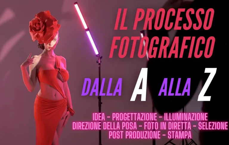 corso on line di fotografia e illuminazione: il processo fotografico dall'idea alla stampa