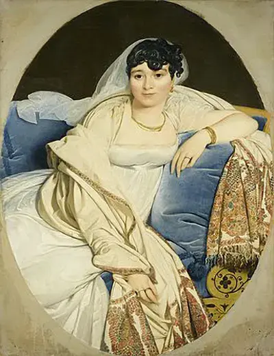  luce descrittiva, paragonabile a quella usata in una fotografia di beauty, può essere associato ai ritratti di Jean-Auguste-Dominique Ingres, come il suo celebre dipinto "Ritratto di Madame Rivière" (1805).