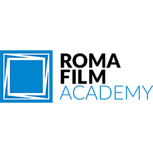 Logo della Roma Film Academy, accademia di cinema e arti visive.
