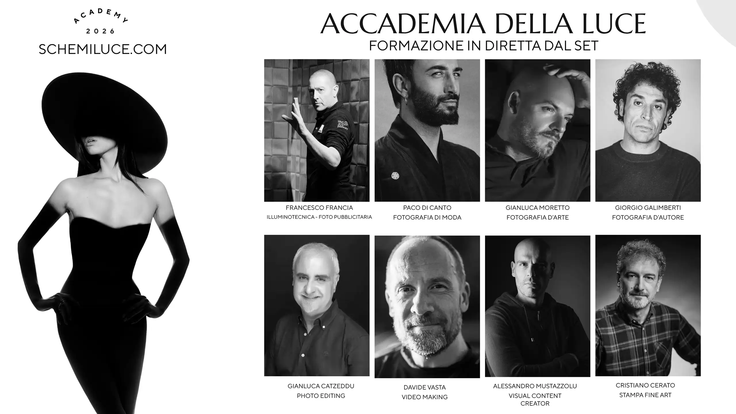 Docenti dell'Accademia della luce Schemi Luce
